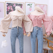 Új modell modern női ing spitz nyakkivágással és nyakkendővel több színben