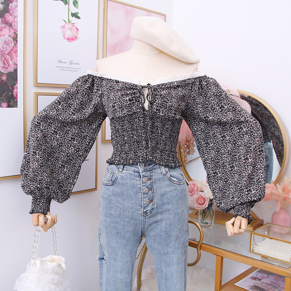 Új modell modern női ing spitz nyakkivágással és nyakkendővel több színben