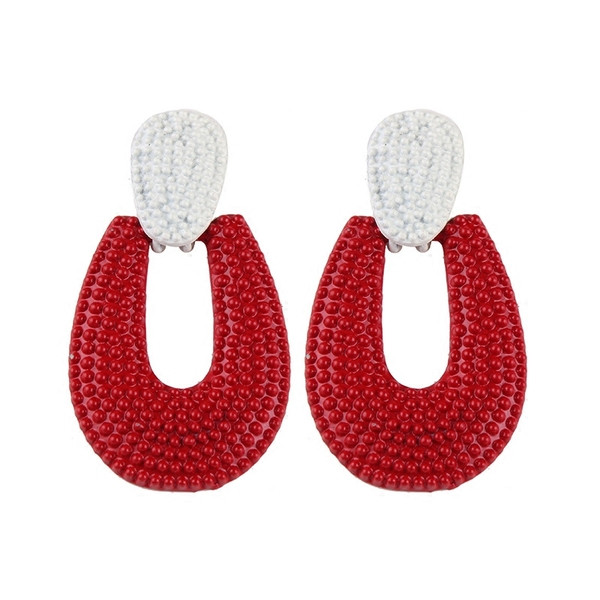 Modern női lógó fülbevaló többféle színben