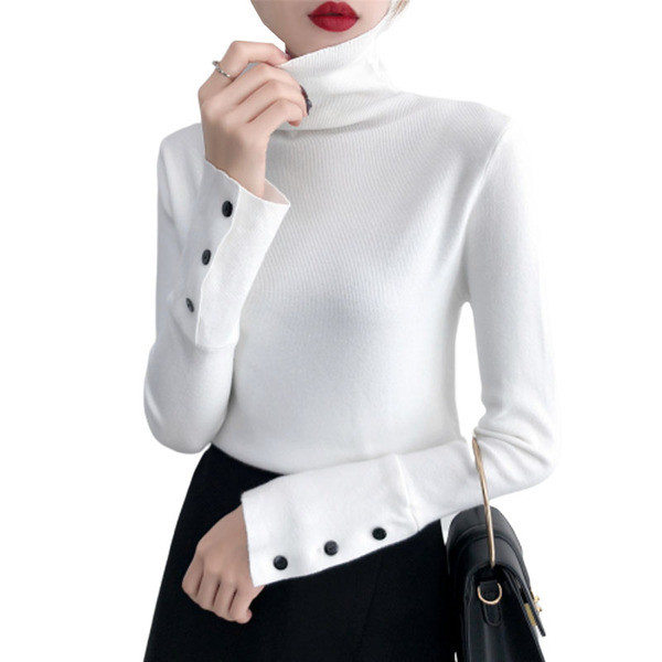 Modern női blúz több színben pólógallérral és gombokkal