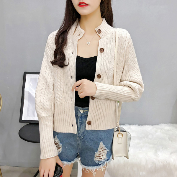 Lezser női rövid kardigán kapucnis három színben