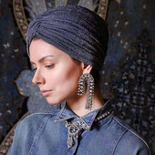 Κομψά γυναικεία κρεμαστά σκουλαρίκια με πέτρες σε δύο χρώματα