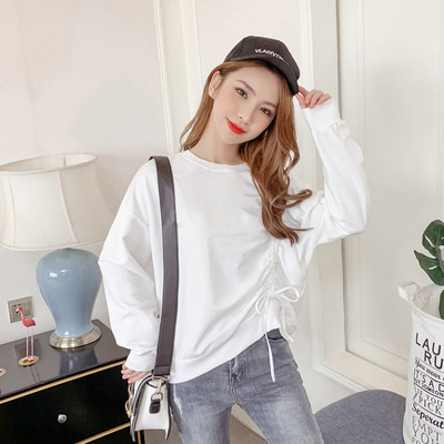 Női alkalmi blúz széles modell csipkével