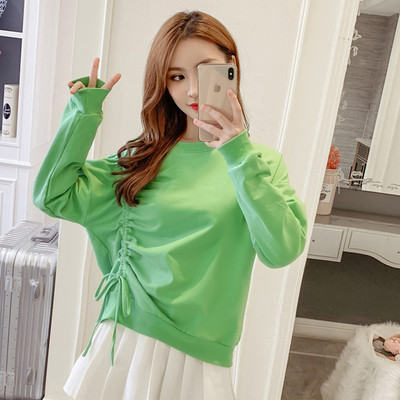 Női alkalmi blúz széles modell csipkével