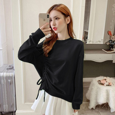 Női alkalmi blúz széles modell csipkével