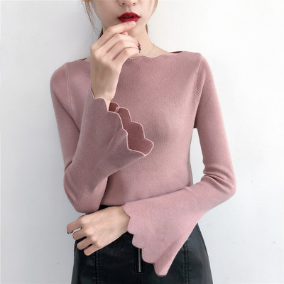 Modern női blúz négy színben lótusz ujjakkal