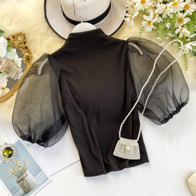 Modern női blúz pólógallérral több színben