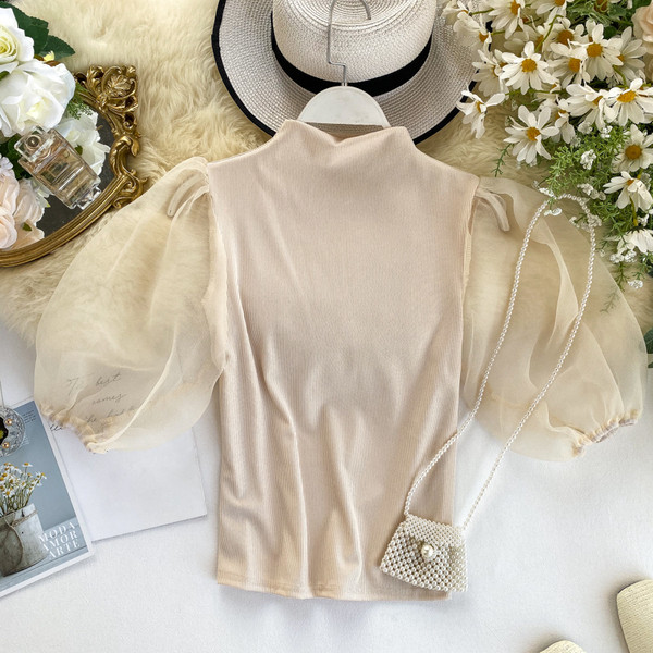 Modern női blúz pólógallérral több színben