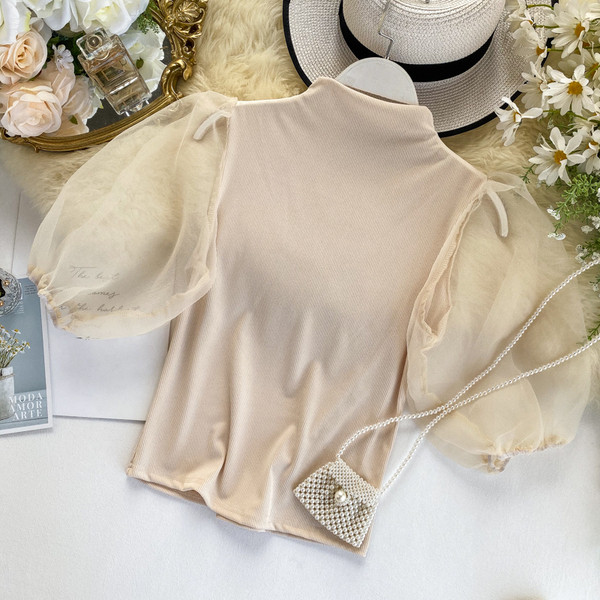 Modern női blúz pólógallérral több színben