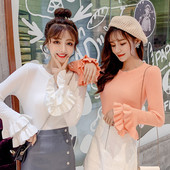 Bluza de dama moderna in mai multe culori cu decolteu oval