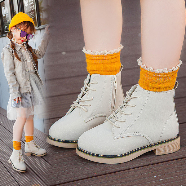 Aktuális eco bőrből készült gyerekcsizma három színben lányoknak