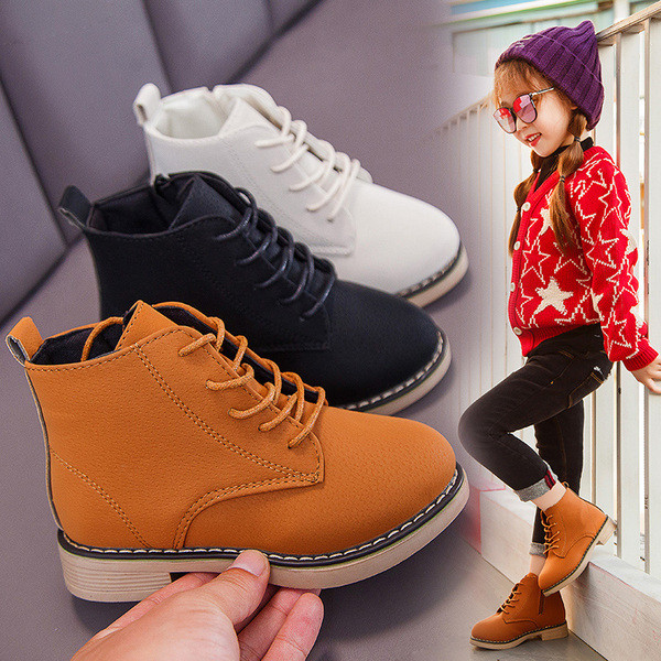 Aktuális eco bőrből készült gyerekcsizma három színben lányoknak