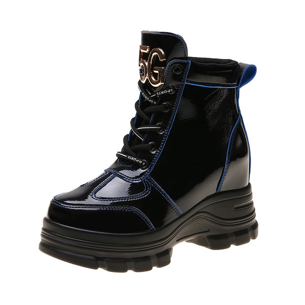 Női őszi csizma magas talppal több színben