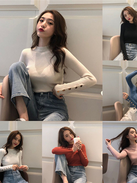 Bluza de dama cu nasturi si guler polo in mai multe culori