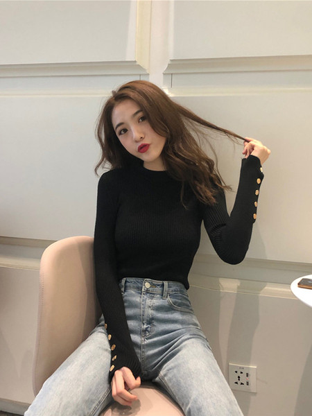 Bluza de dama cu nasturi si guler polo in mai multe culori