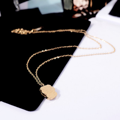 Napi női nyaklánc arany színben medállal