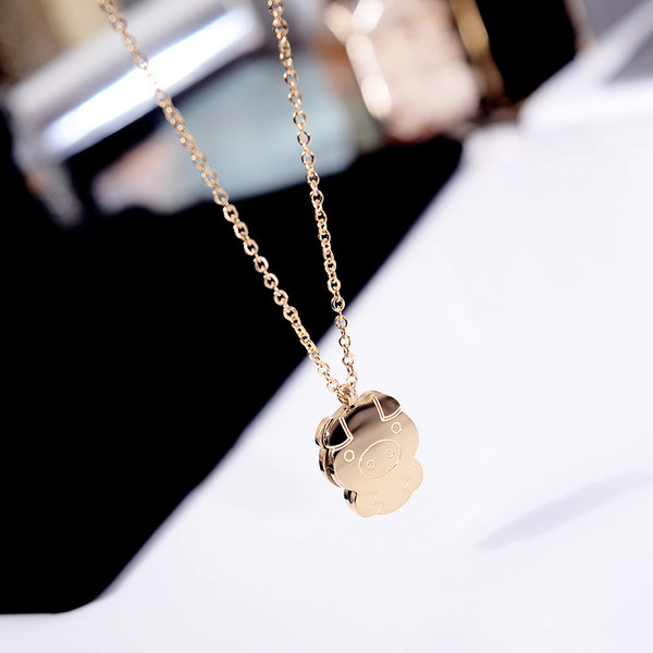 Napi női nyaklánc arany színben medállal