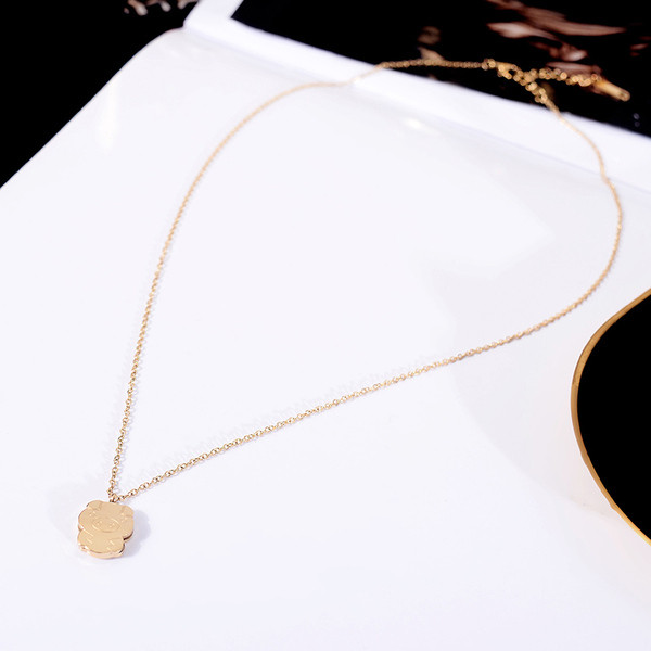 Napi női nyaklánc arany színben medállal
