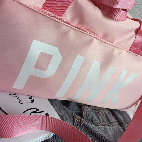 Geanta sport de dama model NOU in roz si negru