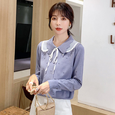 Bluza casual dama in mai multe culori cu perle decorative