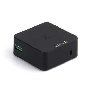 Wi-fi детектор за изтичане на газ с гласова аларма в черен цвят