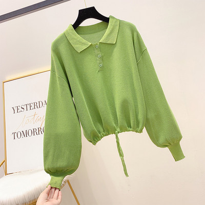 Modern női blúz gallérral és gombokkal több színben