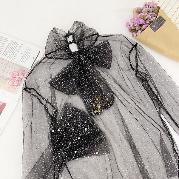 Női csipke ing szalaggal és gyöngyökkel több színben