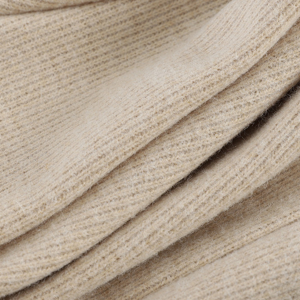 Плетен дамски панталон с еластична талия и джобове в няколко цвята