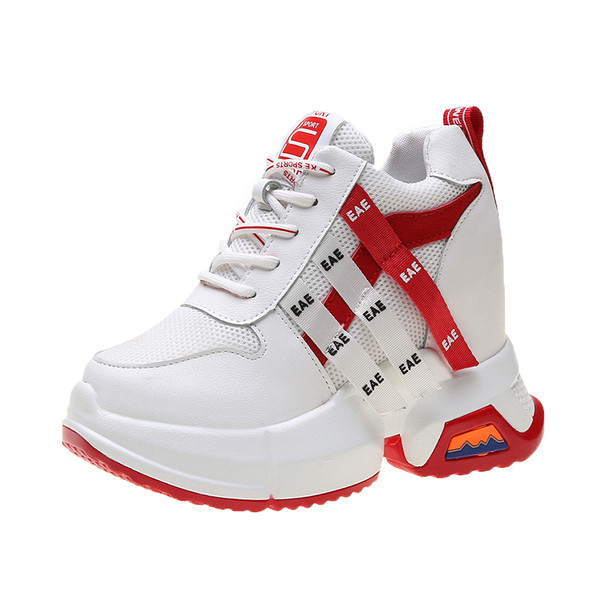 Alkalmi női tornacipő magas talppal több színben