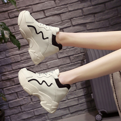 Fényes hatású sport és alkalmi női tornacipő