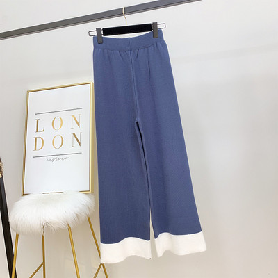 Дамски  ежедневни панталони с висока талия в три цвята