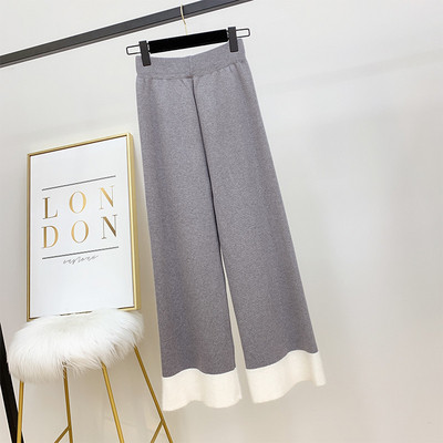 Дамски  ежедневни панталони с висока талия в три цвята