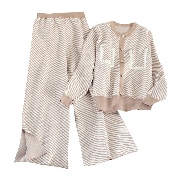 Napi női mellény és széles nadrág szett három színben