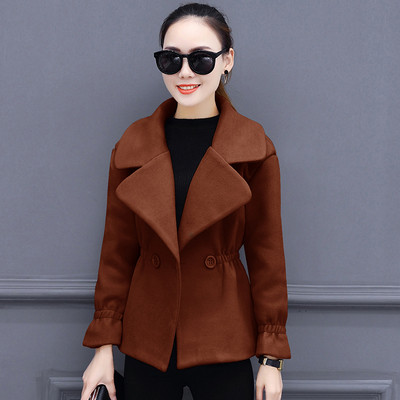 Palton de dama rezistent la vant cu guler in diferite culori