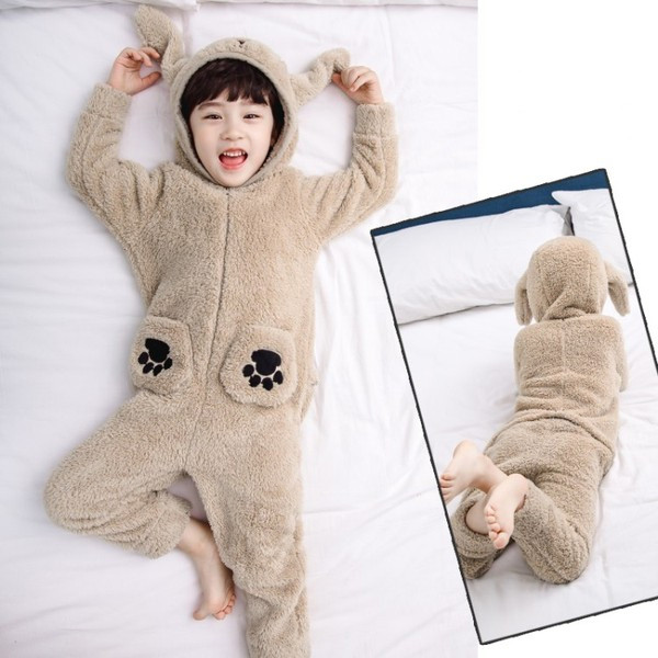 Pijamale copii pentru baieti cu buzunare si element 3D