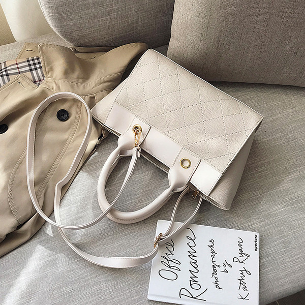 Modern női táska hosszú és rövid fülekkel, többféle színben