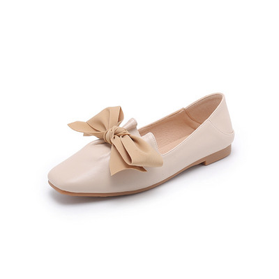 Modern női mokaszin szalaggal, két színben