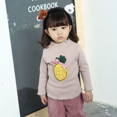 Modern gyerekblúz lányoknak két színben, szalaggal