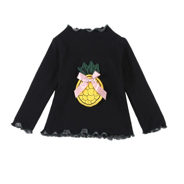 Σύγχρονη παιδική μπλούζα για κορίτσια σε δύο χρώματα με κορδέλα