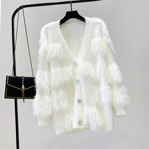 Modern női mellény spitz nyakkivágással és gombokkal - többféle színben