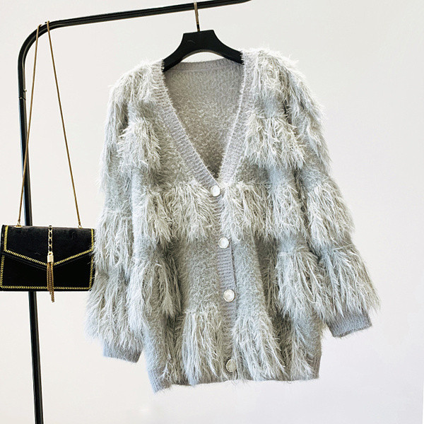 Modern női mellény spitz nyakkivágással és gombokkal - többféle színben