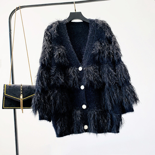 Modern női mellény spitz nyakkivágással és gombokkal - többféle színben