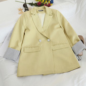 Modern női kabát többféle színben - széles modell