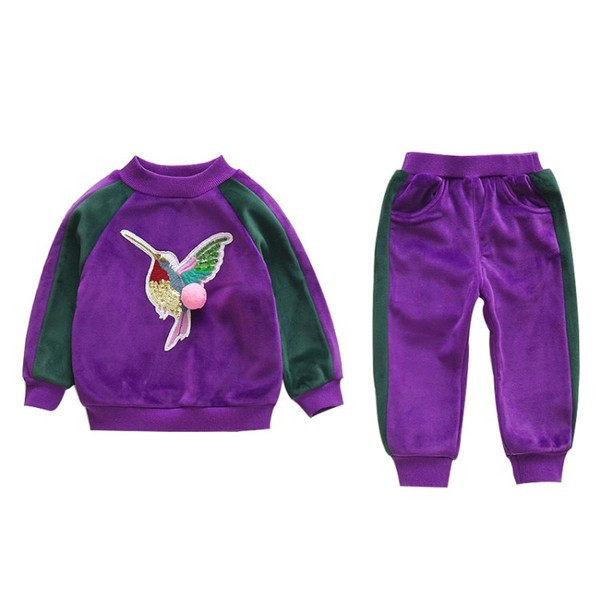 Modern gyerek szett lányoknak két színben 3D elemmel