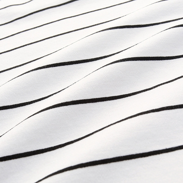 Csíkos gyerek blúz fehér színben, fiúknak felirattal