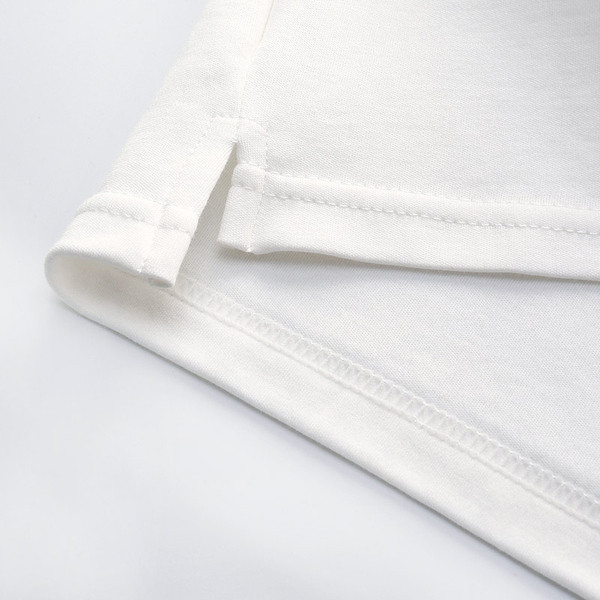 Παιδική μπλούζα για αγόρια σε άσπρο χρώμα με κορδέλα και O-λαιμόκοψη