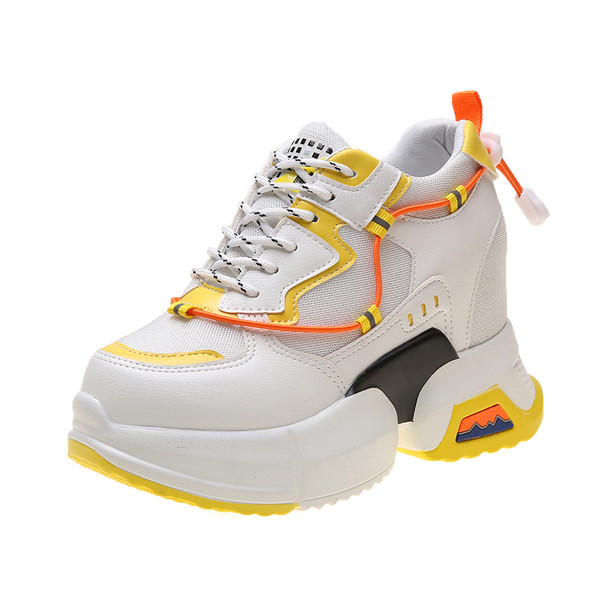 Modern női színes tornacipő durva talppal