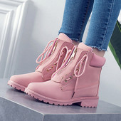 Modern női csizma cipzárral és fűzővel több színben