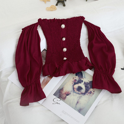 Γυναικεία μπλούζα με κουμπιά σε διάφορα χρώματα  