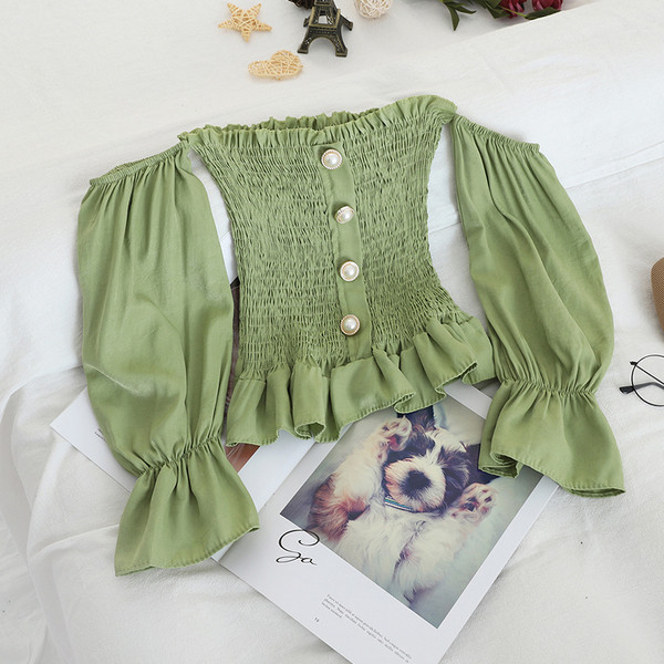 Γυναικεία μπλούζα με κουμπιά σε διάφορα χρώματα  